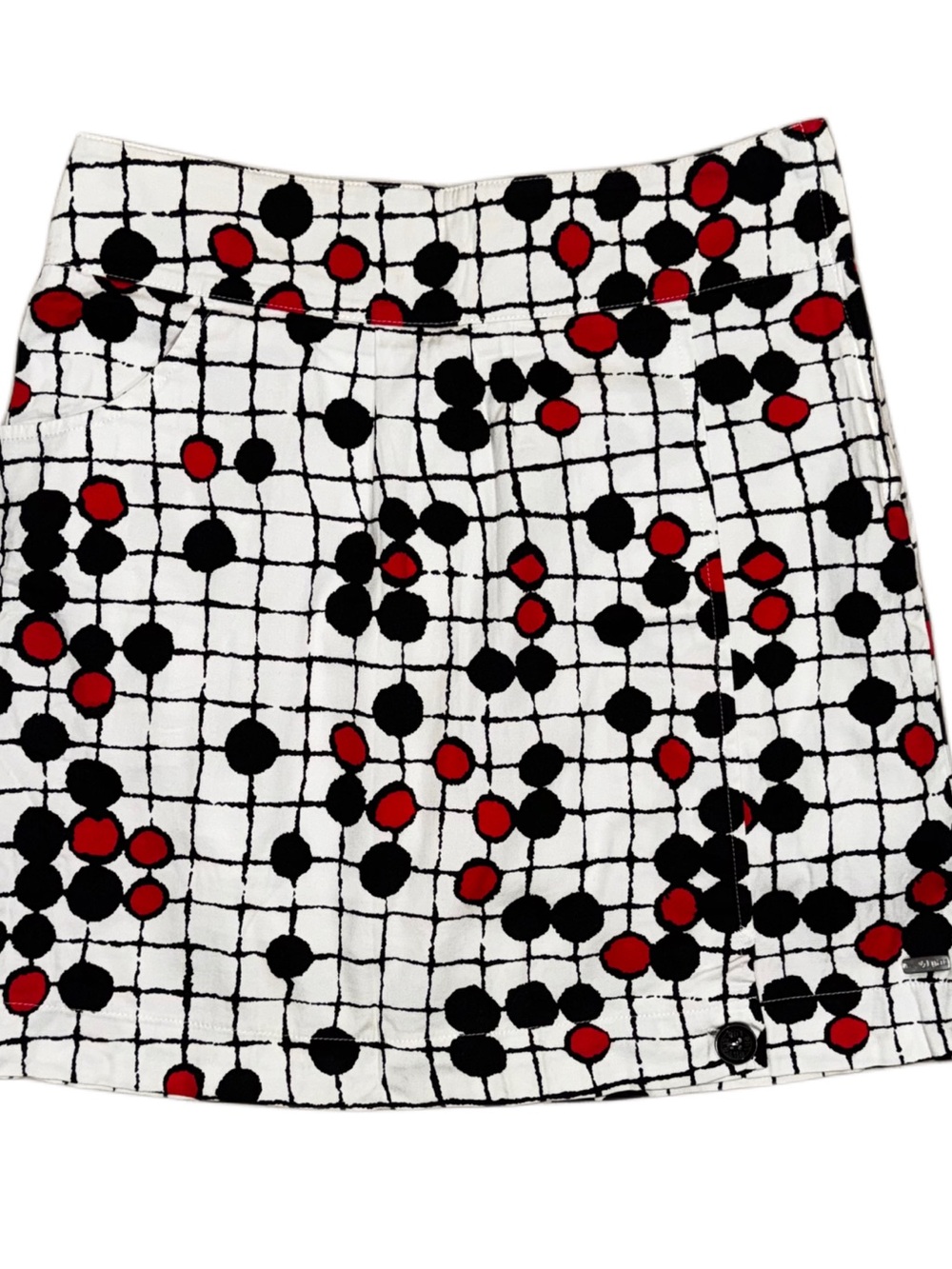 Retro MCM Mod Print Golf/Tennis Skort